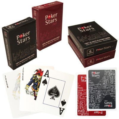 Пластиковые покерные карты Poker Stars