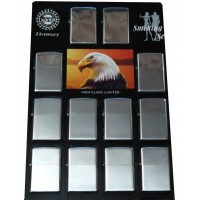 Зажигалка бензиновая под гравировку (чистая) KANTAI 0873A (уценка)