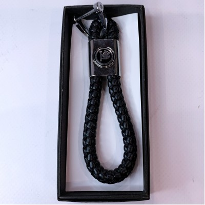 Кожаный Брелок с логотипом авто Škoda D552 Кожаный Брелок с логотипом авто Škoda D552