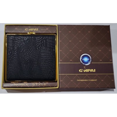 Портсигар в подарочной упаковке GVIPAI (Кожа, на 20 шт) XT-4979-10