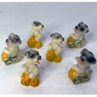 Статуэтка керамическая Денежная собака 