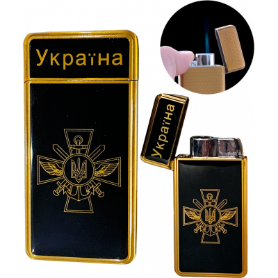 Зажигалка карманная Украина (Острое пламя 