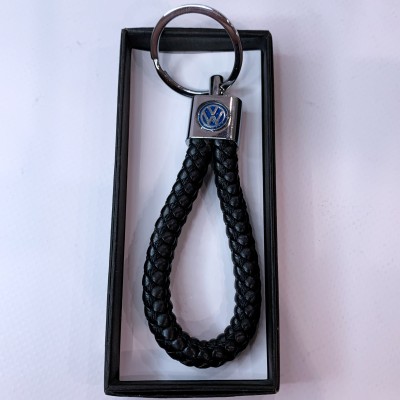 Кожаный Брелок с логотипом авто Volkswagen D552 Кожаный Брелок с логотипом авто Volkswagen D552