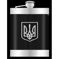 Фляга из нержавеюшей стали (283мл/ 10oz.) UKRAINE 