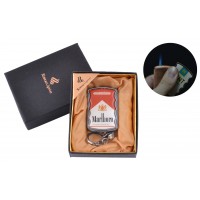 Зажигалка подарочная-брелок Marlboro (пламя острое турбо 