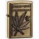 Зажигалка бензиновая металлическая Cannabis☘️ JINTAI KANTAI HL-390