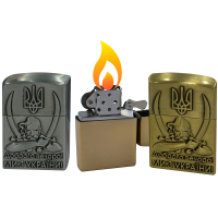 Зажигалка газовая Украина, Козак (Обычное пламя 