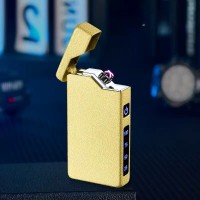 Электрическая USB-зажигалка с двойной дугой ⚡⚡HL-645 Gold