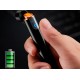 USB зажигалка в подарочной упаковке Lighter (Спираль накаливания) XT-4980 Black