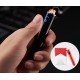 USB зажигалка в подарочной упаковке Lighter (Спираль накаливания) XT-4980 Black