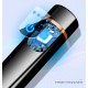 USB зажигалка в подарочной упаковке Lighter (Спираль накаливания) XT-4980 Black