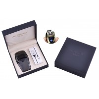 Электроимпульсная зажигалка в подарочной упаковке ArcCigarette (Двойная молния, USB) HL-39 Black
