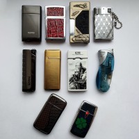 Металлические зажигалки, витринный вариант (уценка) D695