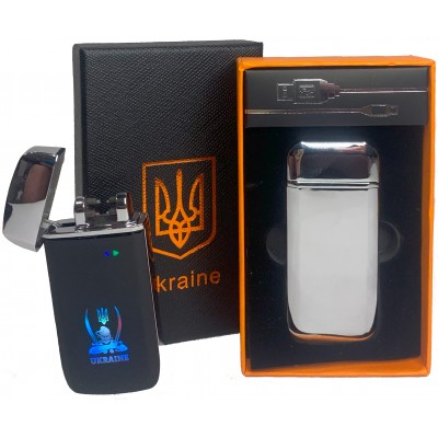 Дуговая электроимпульсная USB зажигалка ⚡️Украина (индикатор заряда