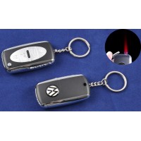 Зажигалка-брелок ключ от авто Volkswagen (Турбо пламя) №4125-4