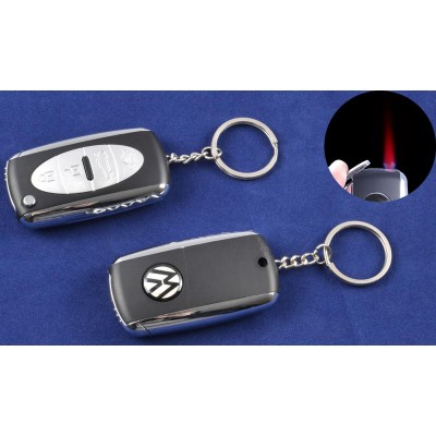 Зажигалка-брелок ключ от авто Volkswagen (Турбо пламя) №4125-4