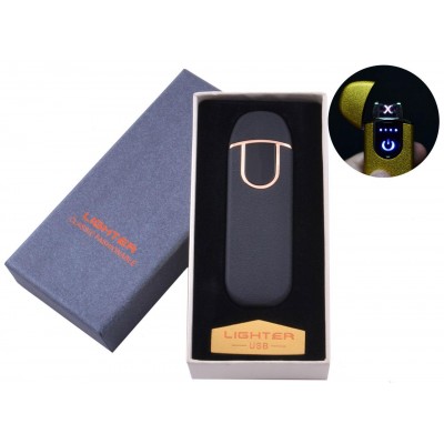 Электроимпульсная зажигалка Lighter (USB) №HL-69 Black