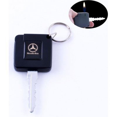 Зажигалка карманная ключ авто Mercedes-Benz (обычное пламя) №2088-3