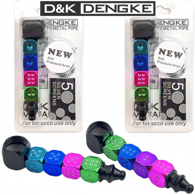 Металлическая трубка DENGKE DK8824A + фильтры | дизайн игральные кости