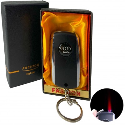 Зажигалка подарочная Выкидной ключ Audi (Турбо пламя 