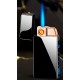 USB - Газовая Зажигалка (Острое пламя + спираль накаливания) индикатор заряда HL-250 Black ice