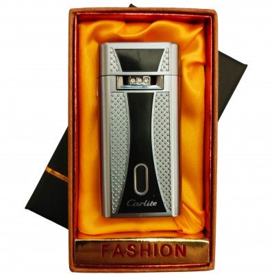 Газовая турбо-зажигалка Carlite Fashion в подарочной коробке D754