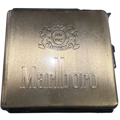 ⚠️ Уценка: Портсигар на 20 сигарет с автоматической подачей и зажигалкой D390