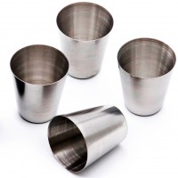 Рюмки из нержавейки (4шт по 30мл) D563