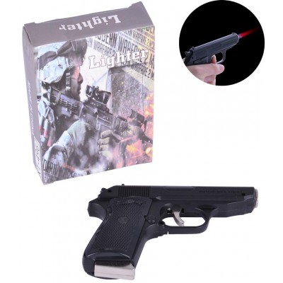 Зажигалка газовая с ножом Walther PPK (Турбо пламя) №XT-4967 Black