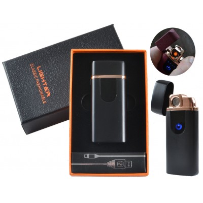 USB - Газовая Зажигалка (Турбо пламя + спираль накаливания) индикатор заряда HL-248 Business Black USB - Газовая Зажигалка (Турбо пламя + спираль накаливания) индикатор заряда HL-248 Business Black