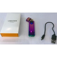Сенсорная USB Зажигалка ⚡️ (спираль накаливания) LIGHTER HL-521 RED satin