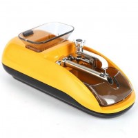 Электрическая машинка для набивки сигарет (8 мм) HAPPY JT-055-1 Yellow Электрическая машинка для набивки сигарет (8 мм) HAPPY JT-055-1 Yellow