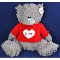 Мягкая игрушка Мишка Тедди в кофте LOVE (56 см, ГП) №1565-56