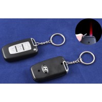 Зажигалка-брелок ключ от авто Hyundai (Турбо пламя) №4124-1