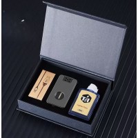 Бензиновая зажигалка с гравитационным механизмом Gravity Flame HL-635 Black