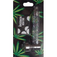 Курительная трубка с 5 сетками «Cannabis☘️» D348