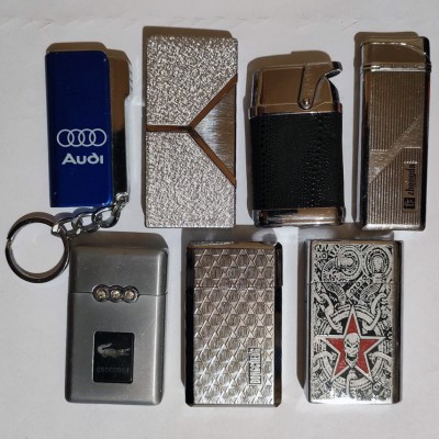 Металлические зажигалки, витринный вариант (уценка) D711 Металлические зажигалки, витринный вариант (уценка) D711