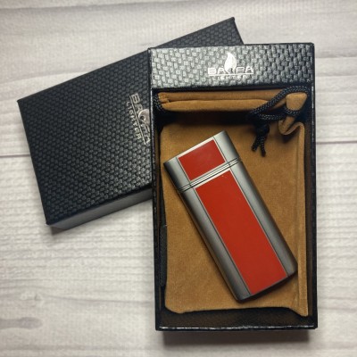 Зажигалка в подарочной коробке Baofa (Турбо пламя) D30 RED