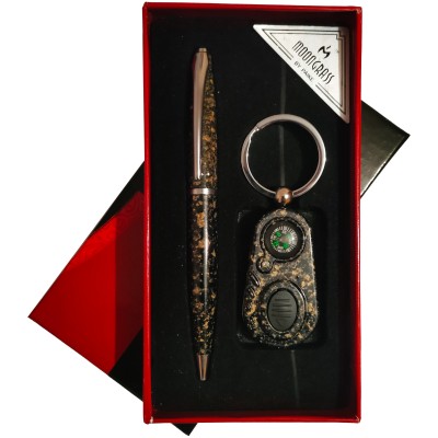 Подарочный набор MoonGrass (ручка+брелок с компасом и фонариком) RJ7194 Подарочный набор MoonGrass (ручка+брелок с компасом и фонариком) RJ7194
