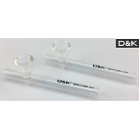 Стеклянный вапорайзер D&K glass pipe Трубка (9см) сетки DK-8581