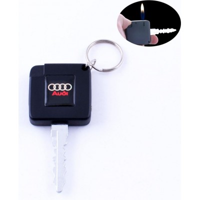 Зажигалка карманная ключ авто AUDI (обычное пламя) №2088-2