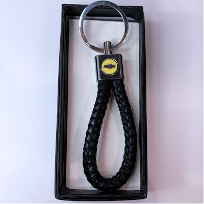 Кожаный Брелок с логотипом авто Chevrolet D552 Кожаный Брелок с логотипом авто Chevrolet D552