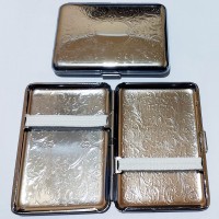 Металлическая сигаретница с гравировкой (на 14 сигарет) D387