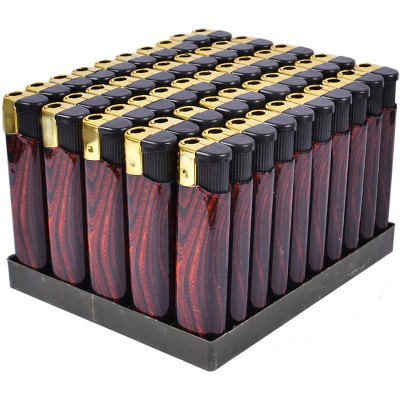 Зажигалка пьезо дерево №833-2