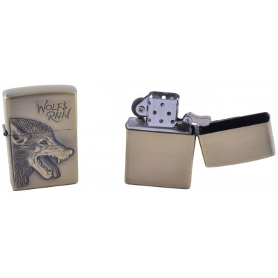 Зажигалка бензиновая WOLFS RAIN №6227-2