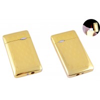 Зажигалка карманная Fire (Турбо пламя) №4919 Gold
