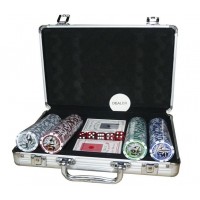 Покерный набор в алюминиевом кейсе на 200 фишек с номиналом №200N