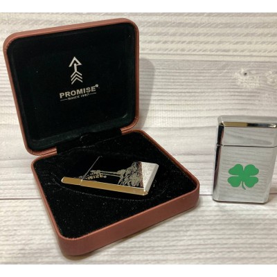 Зажигалка в подарочной коробке Promise (Турбо пламя) №16656 / D-14 Promise