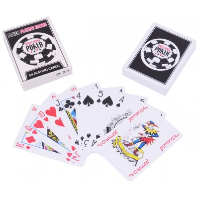 Карты пластиковые Poker (54 шт) №408-30-3