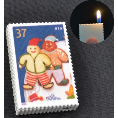 Зажигалка карманная марки Снеговик (обычное пламя) №2563-3